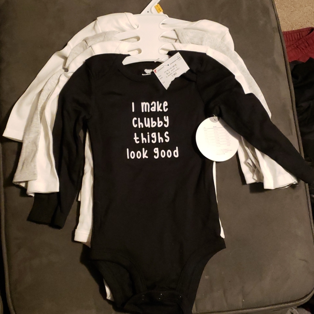 Long-sleeve Onesie 4-pack